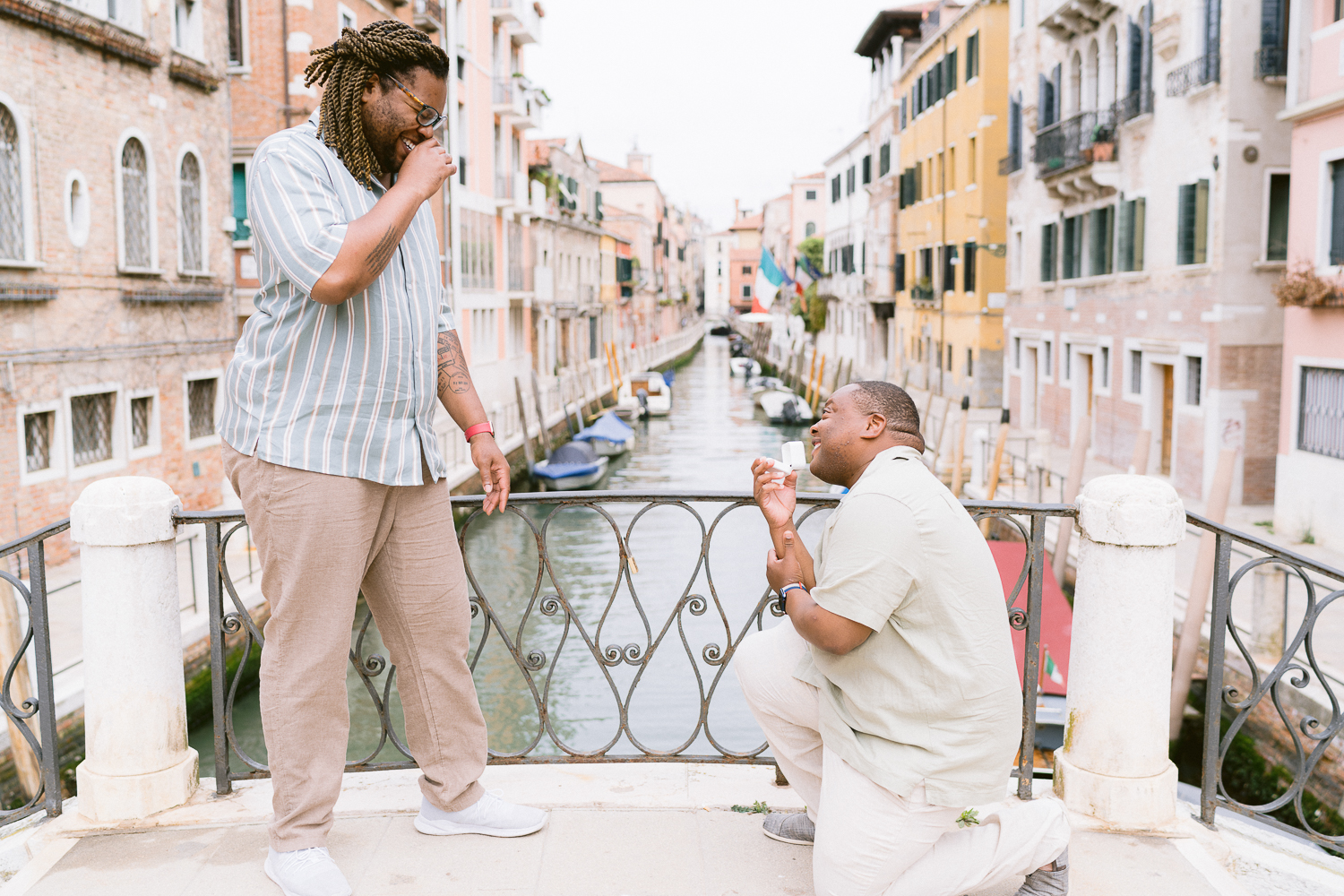 marriage proposal photographer in Venice Italy