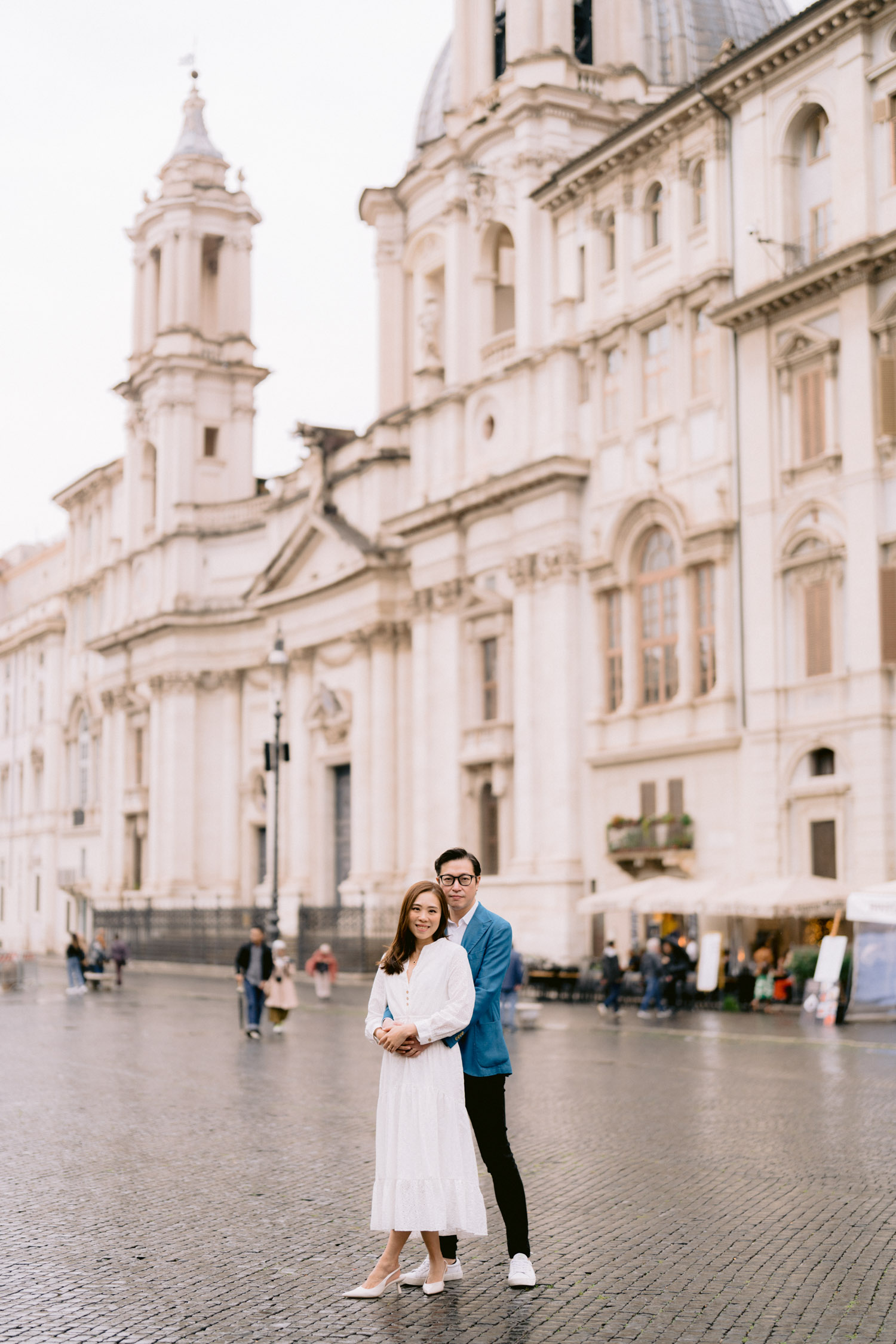 top places to take couple portraits in Rome with local photographer