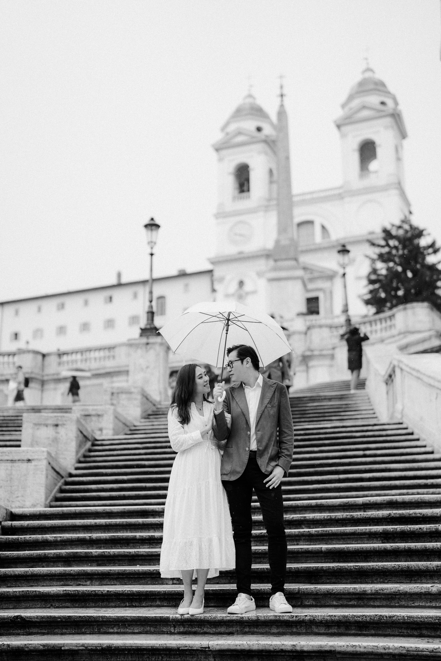 how to shoot in Rome on a rainy day?