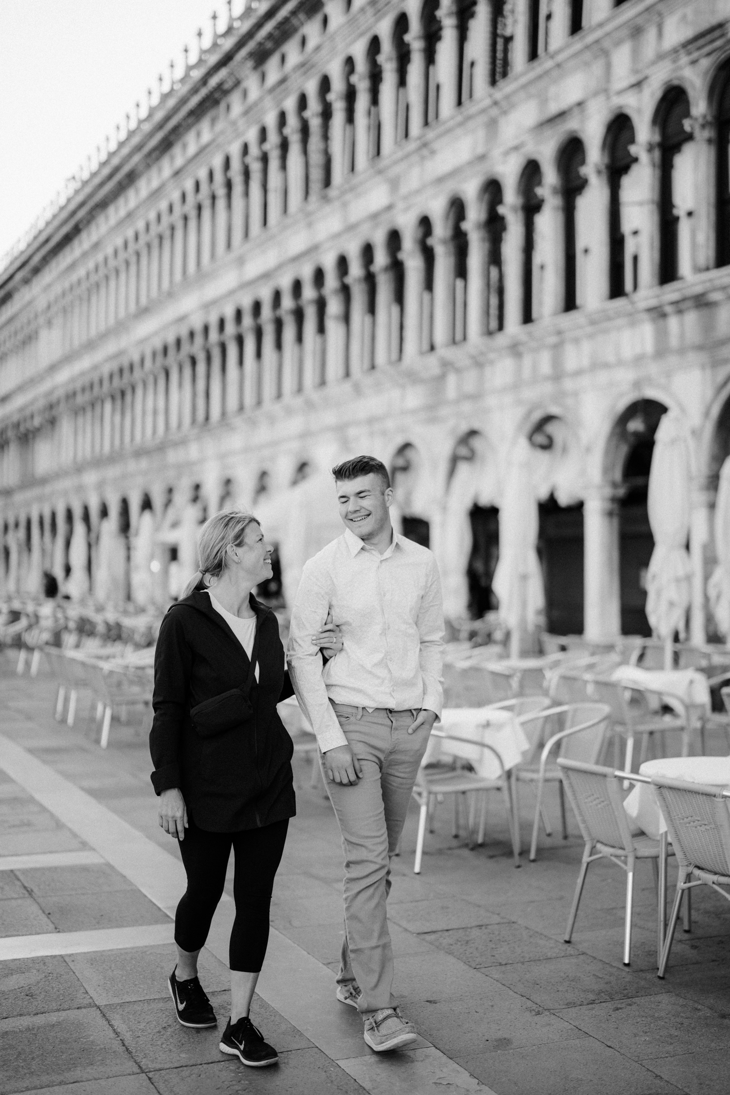 mother and son photos in Venice