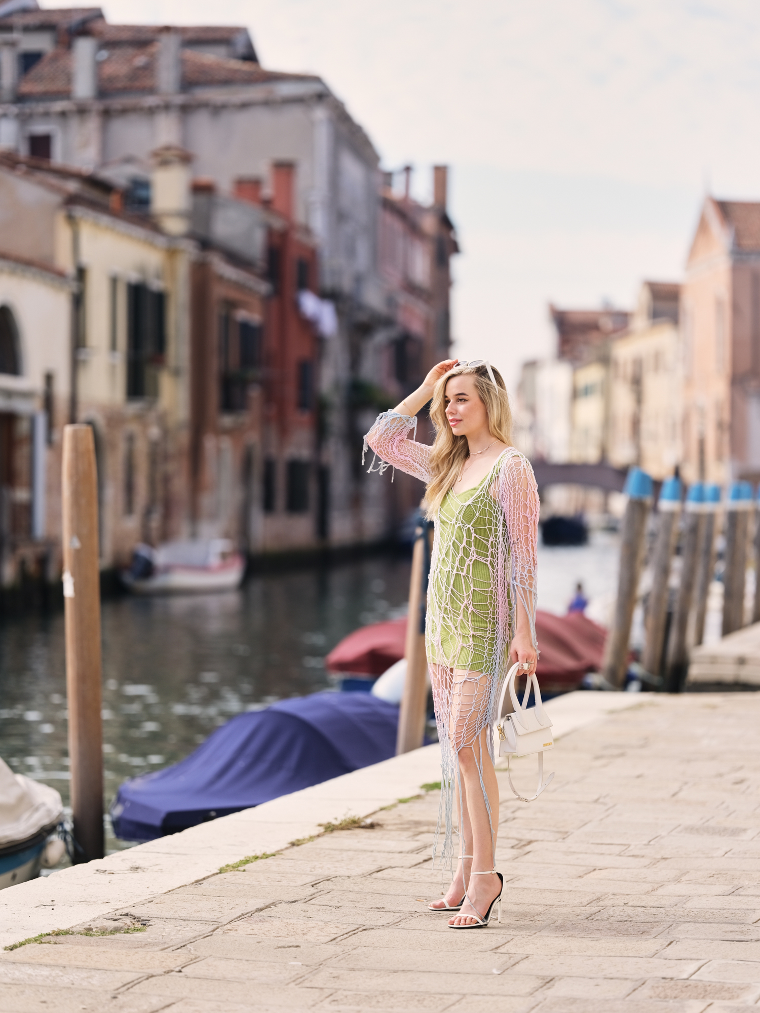 Blogger and photographer Sofya Svetlaya photoshoot in Venice