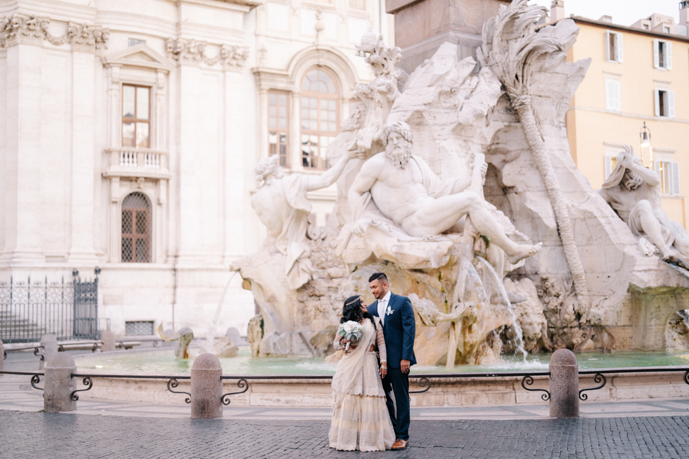 How to find the best elopement wedding photographer for a photoshoot in Rome?