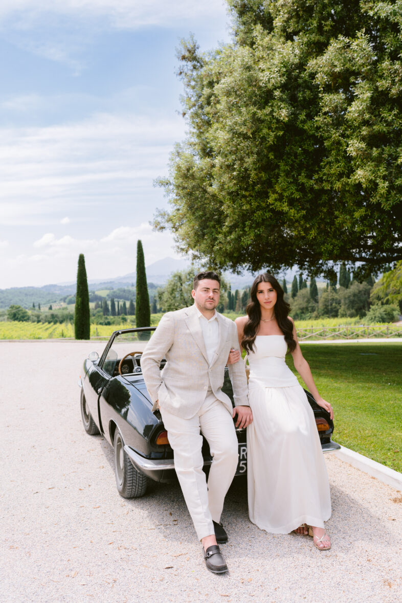 Book the best engagement editorial photographer in Tuscany