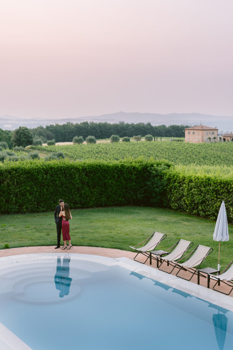 Couple session at Tuscany villa